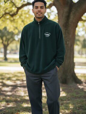 Austin's Florida Gatorland Green Quarter Zip Pullover Long‎ Sleeve Thermal XXL